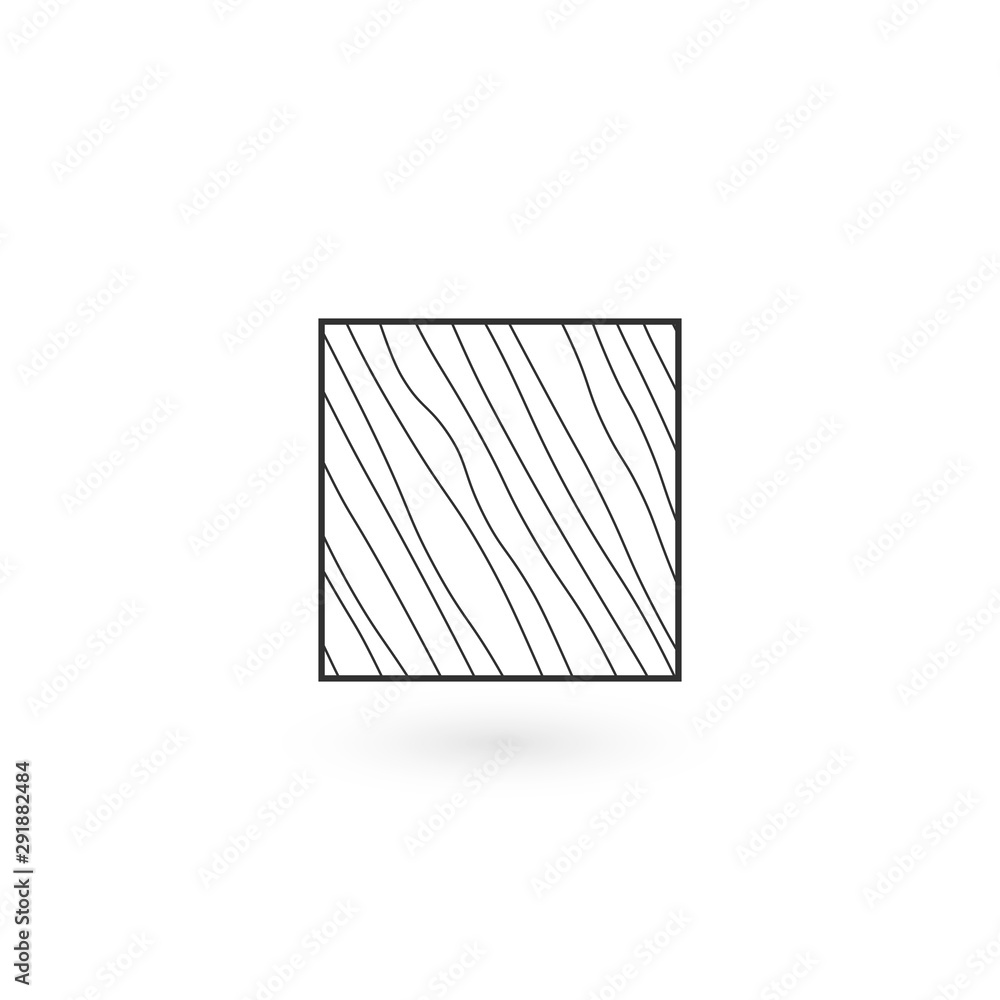 Poster linear abstract wavy lines geometric identity logo design template . stock vector illustration isola