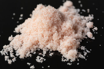 Fine grain pink salt from Himalayas