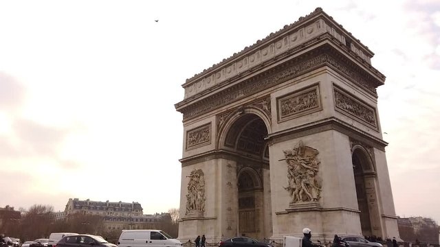 Paris,  Arc de Triomphe, France.
