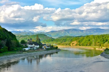 Olt valley in Romania