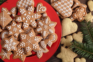 Gingerbread cookies.