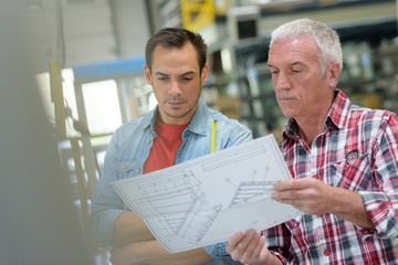 presenting the blueprint to reproduce