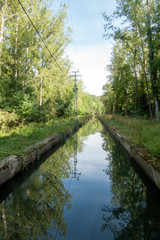 Fototapeta premium The ter route through the interior of Girona