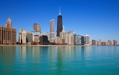 Obraz premium Skyline of Chicago city
