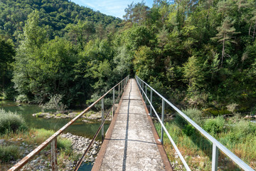 Fototapeta premium The ter route through the interior of Girona