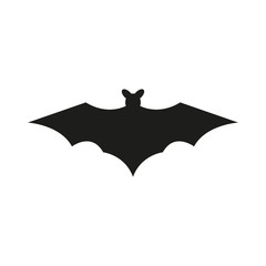 bat silhouettes on white background