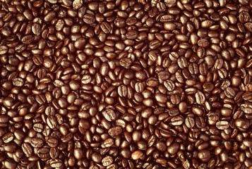 Coffee beans background