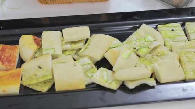 focaccia salata con zucchine
