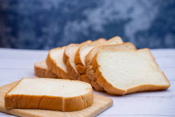 close up sliced whole grain bread