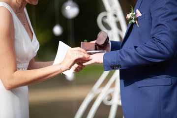 échange des alliances