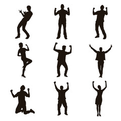 Celebrate Success Silhouette