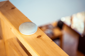 Smart ai speaker. Smart home concept 