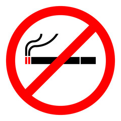 stop smoking no smoking forbidden sign symbol logo cigarettes