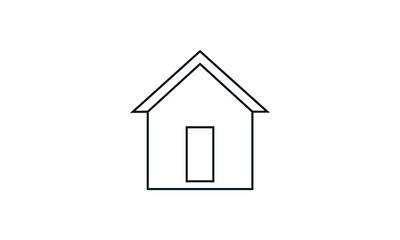 Home icon for residential and real estate purposes