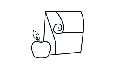  Lunch icon .Simple flat symbol. Perfect  pictogram illustration on white background.