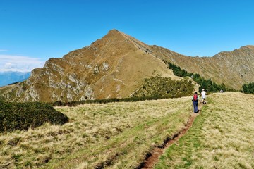 Fototapeta na wymiar Höhenwanderung Monte Lema-Monte Tamaro, Tessin