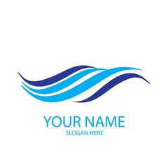 swimming pool logo vector