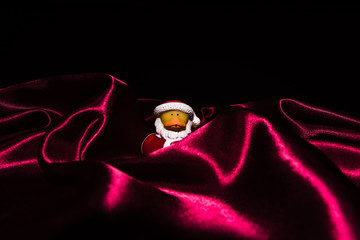 santa claus is getting ready for christams, today seen in the deseert 