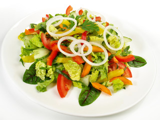 Colorful mixed Salad with Vegetables
