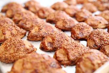Pastry before serving