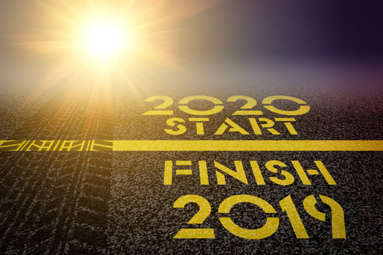 way to change 2019 to 2020 concept inscription