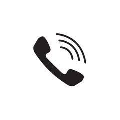 Illustration of simple phone vector icon