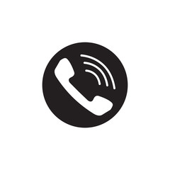 Illustration of simple phone vector icon