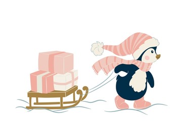 Christmas cute penguin © Visual Content