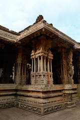 ancient temple architecture at Hampi