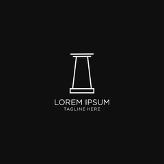  Tower  Logo Simple Vector Design Template .