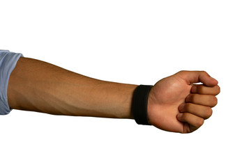 Close up of an arm of a man