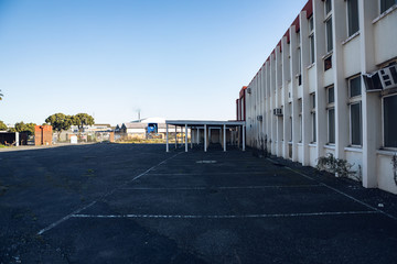 Fototapeta na wymiar Abandoned warehouse