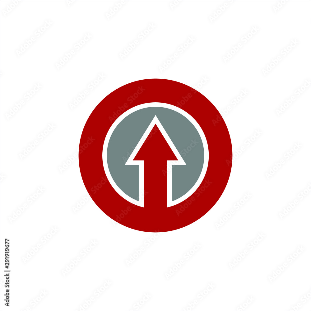 Canvas Prints circle and arrow logo. direction symbol. icon vector eps 08.