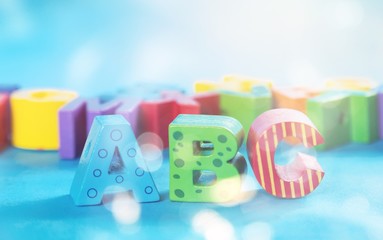 ABC alphabet letters, plastic school education toys