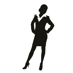 Businesswoman Silhouette