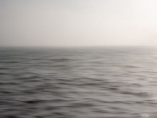 An abstract seascape with blurred panning motion