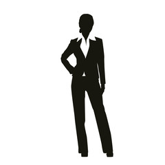 Fototapeta premium Businesswoman Silhouette