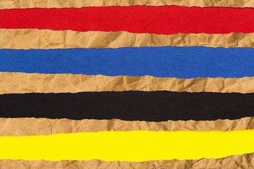 Colored ripped paper background. Abstract Background