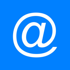 E-mail symbol und Hintergrund