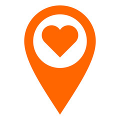 Herz und Kartenmarkierung