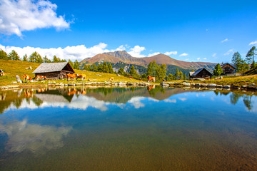 Fototapeta premium Die Treberlingspitze in Tweng