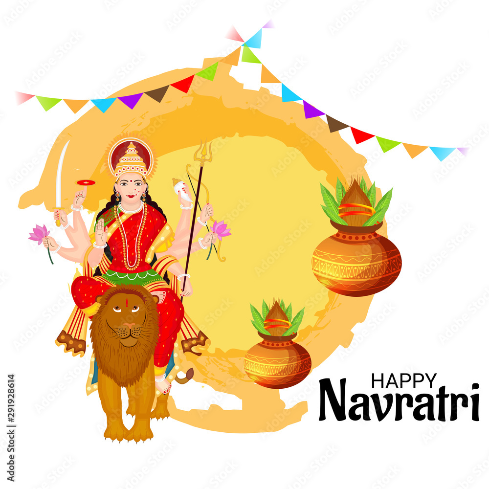 Canvas Prints happyn navratri