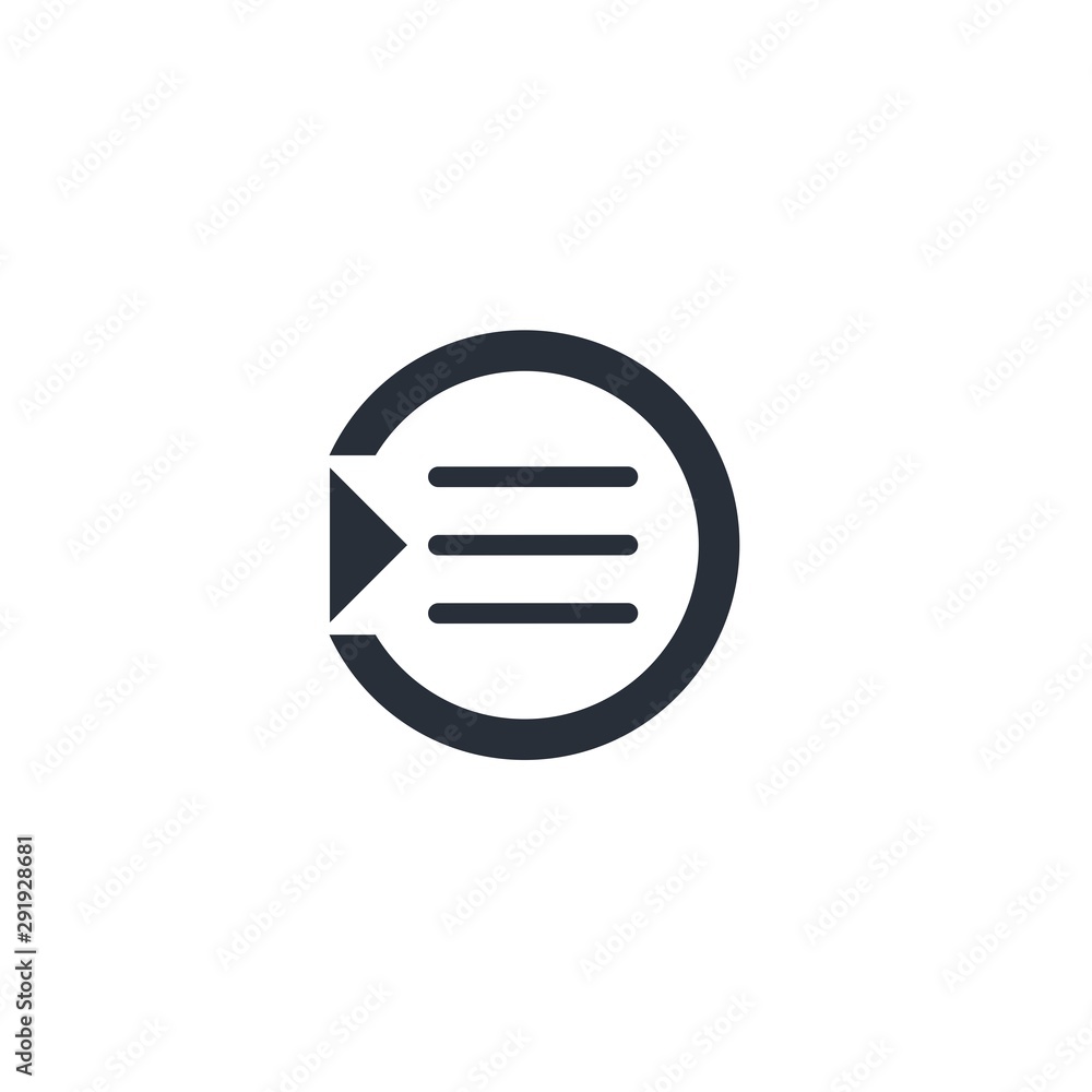 Poster button read more. vector icon on a white background.