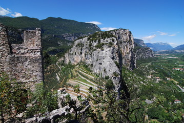 Burgruine der Grafen von Arco am nördlichen Gardasee