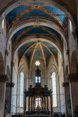 Massa Marittima, Tuscany: the medieval cathedral, interior