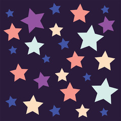 seamless dark background with stars