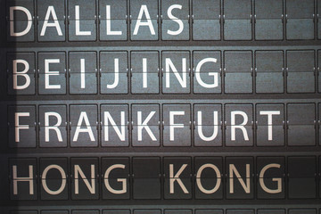 text of city name on gray frame.