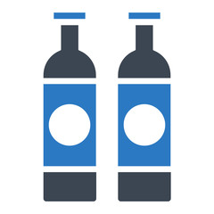 Beverage, bottles, chemical, chemistry, drink, experiment, mixture vector  icon