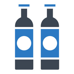 Beverage, bottles, chemical, chemistry, drink, experiment, mixture vector  icon