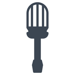 Architecture, building, construction, equipment, factory, screw driver, tool vector  icon
